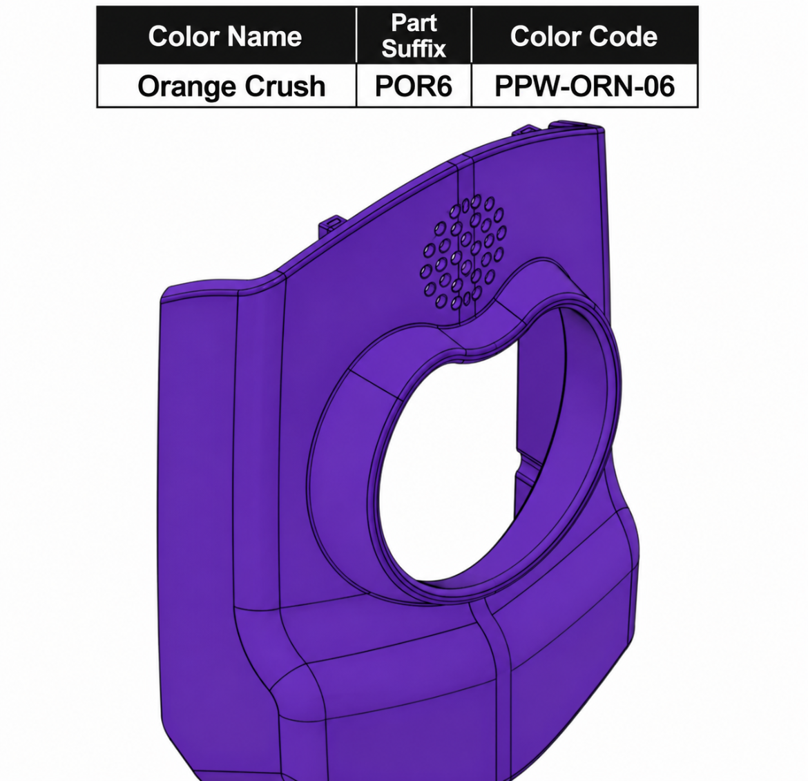 Picture of ENHANCED DISPLAY COSMIC PURPLE SHROUD