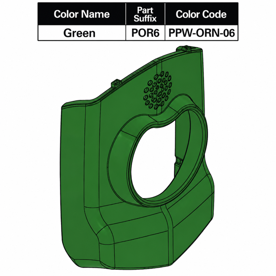 Picture of ENHANCED DISPLAY FOREST GREEN SHROUD