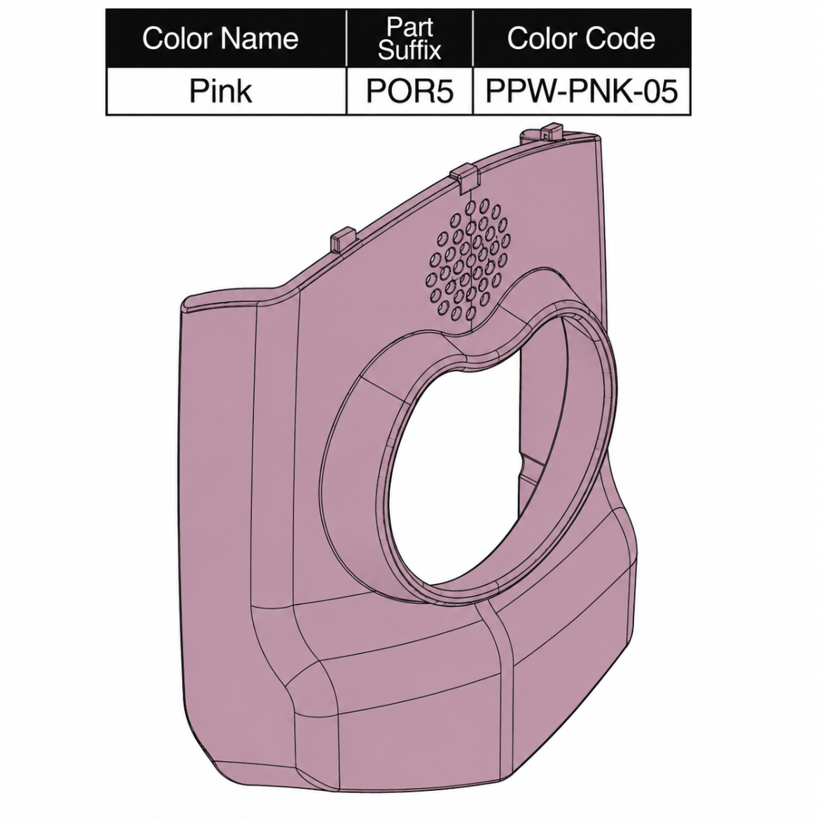 Picture of ENHANCED DISPLAY ICE PINK SHROUD