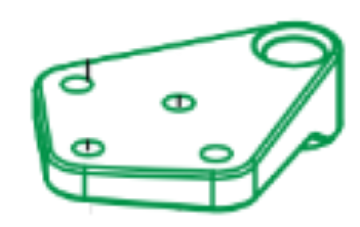 Picture of CHEST BAR/TB4 TRAY MOUNT - 2 Per Chair