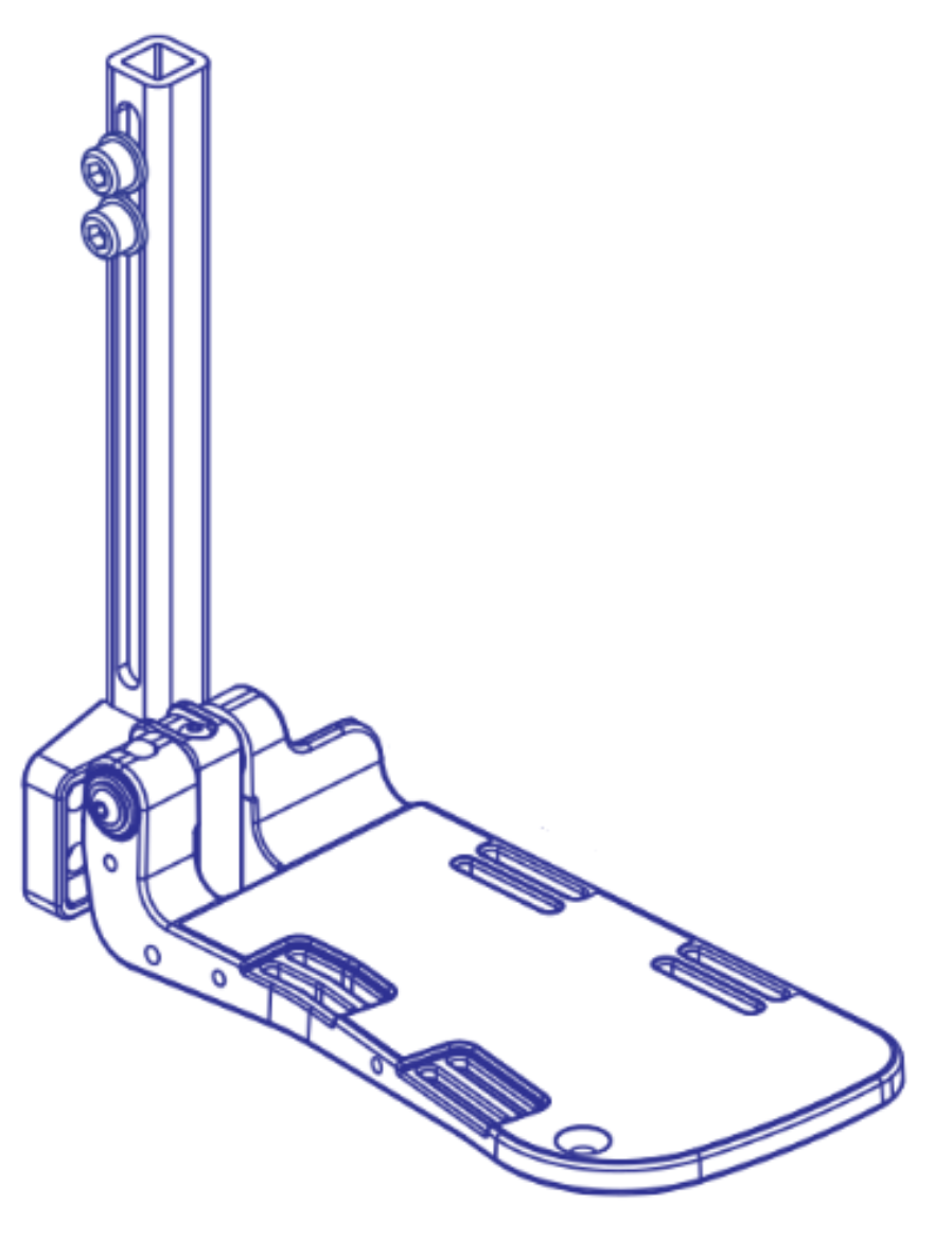 Picture of FOOTPLATE ASSY 5" X 8", 10-16" LENGTH - RIGHT