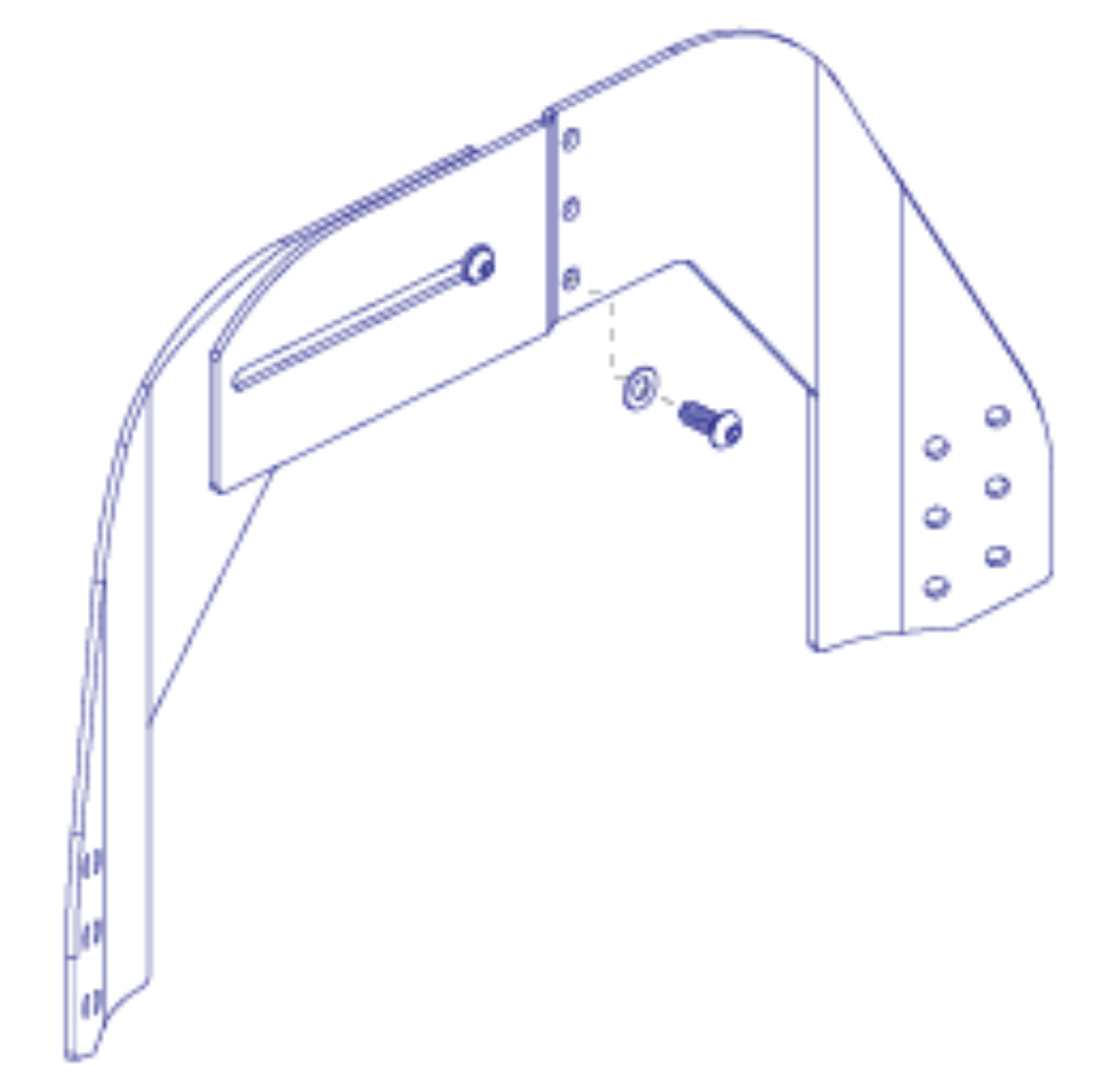 Picture of SEATBACK,ASSY,HEIGHTEXTENSION,18"W-22"W,W/HARDWARE