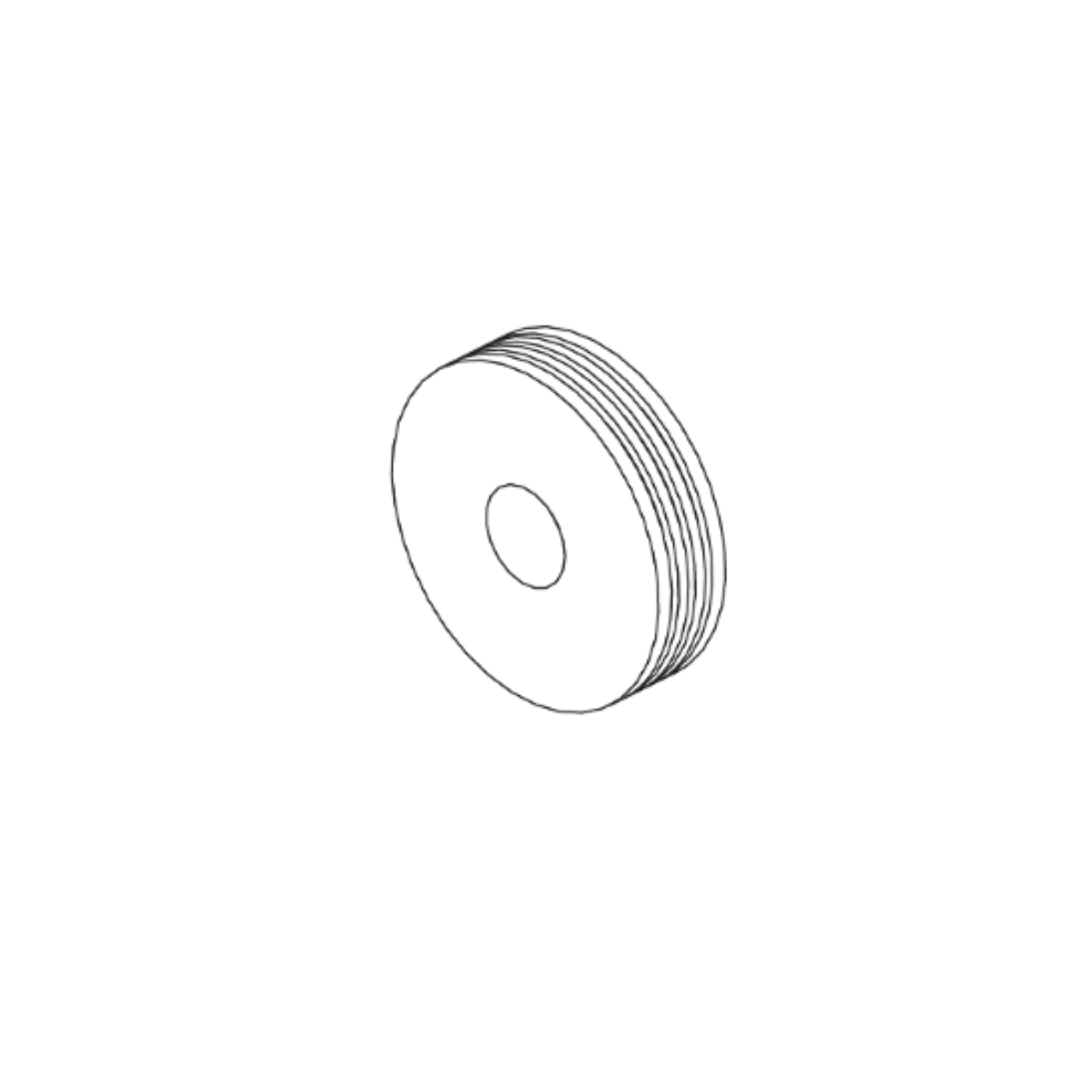 Picture of SPACER BLACK BLACK 0.157" X 0.866"