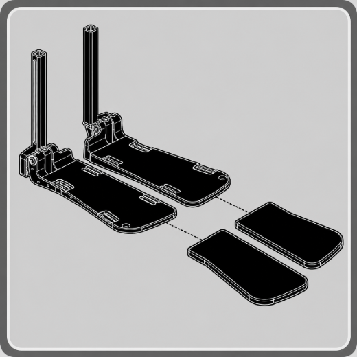 Picture for category Gel Footplate Covers - Excludes Basic Highmount