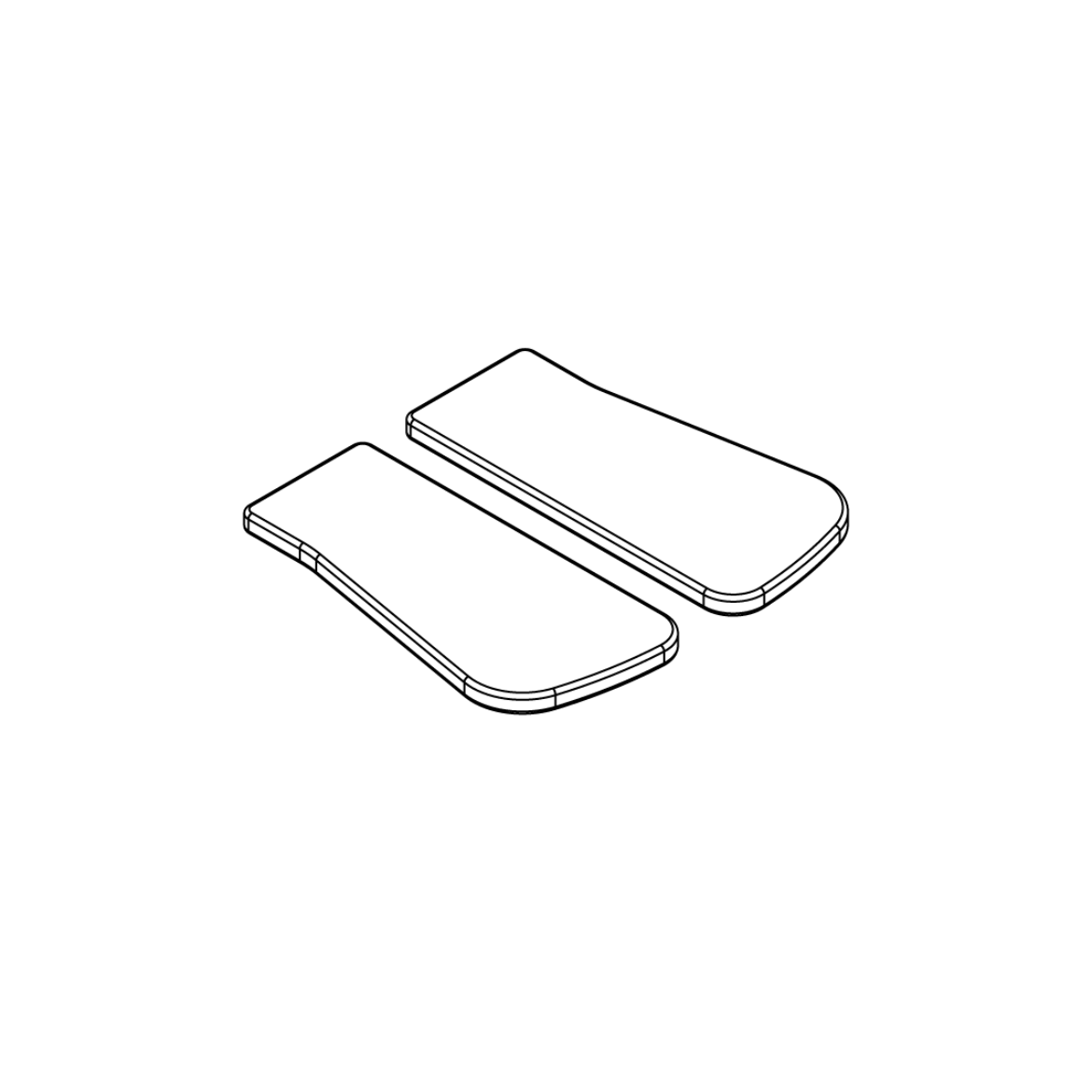 Picture of 5 X 11 TAPERED GEL FOOTPLATE - PAIR