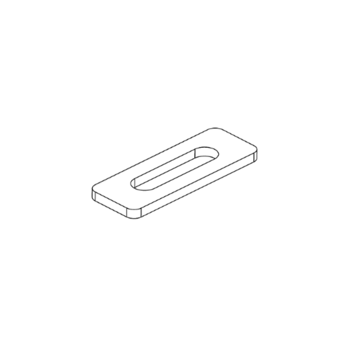 Picture of SPACER, SYSTEM TO INTERFACE RAIL, TRU BALANCE 4