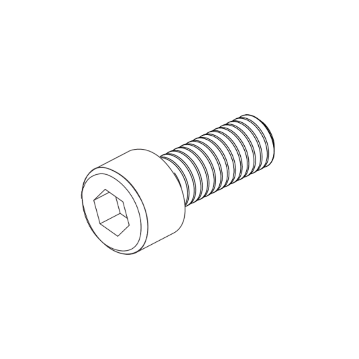 Picture of SCREW,SHCS,BLACK,ZINC M10