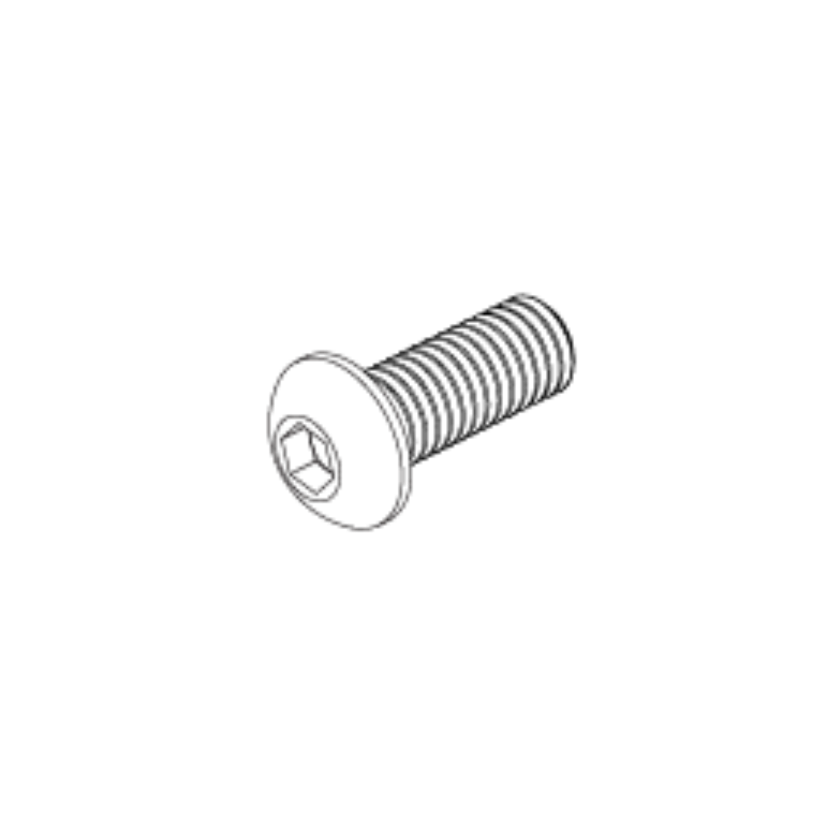 Picture of SCREW, BUTTON HEAD, M10X1.5 X 20