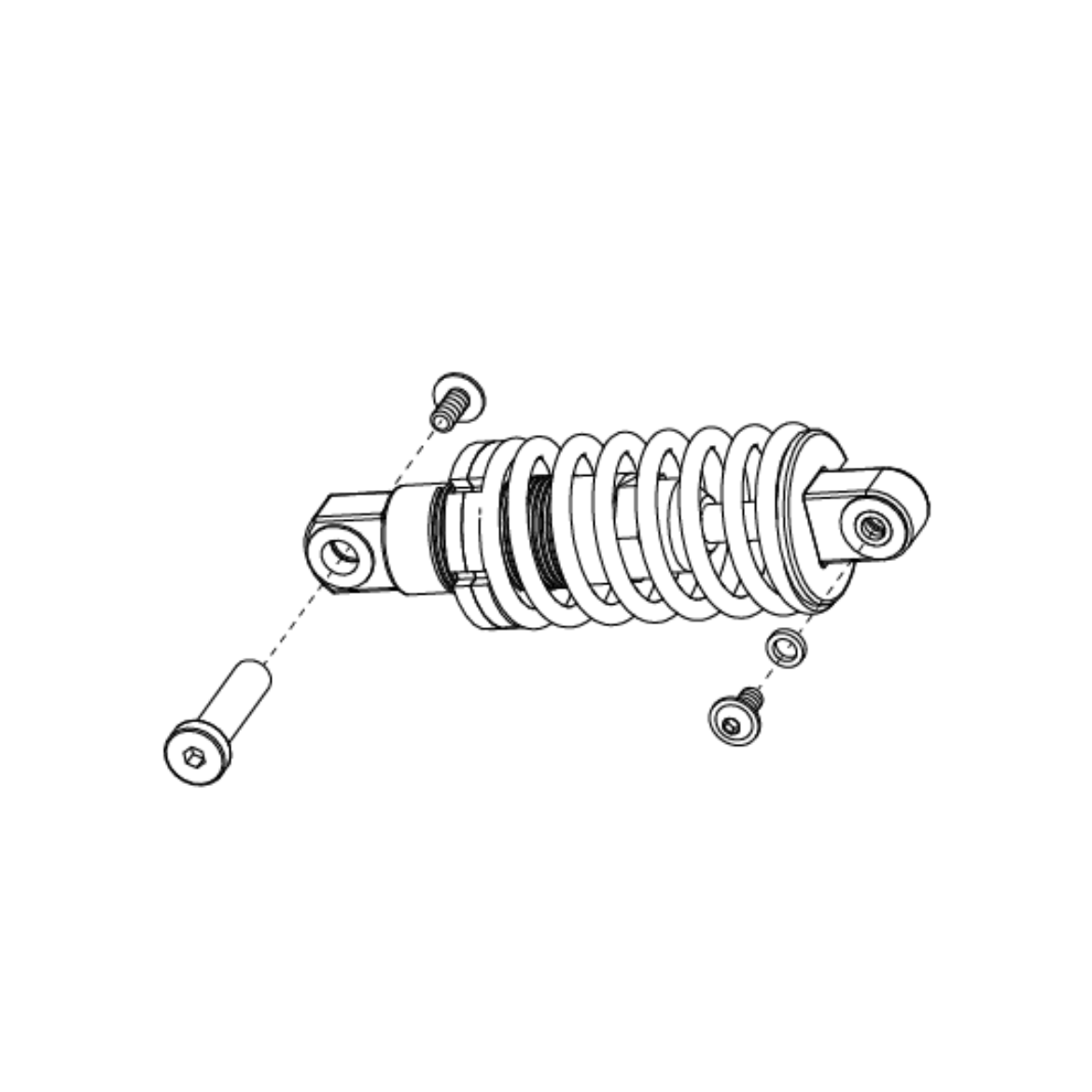 Picture of 290N PRELOAD COMPRESSION STRUT ASMB W/HARDWARE - REAR
