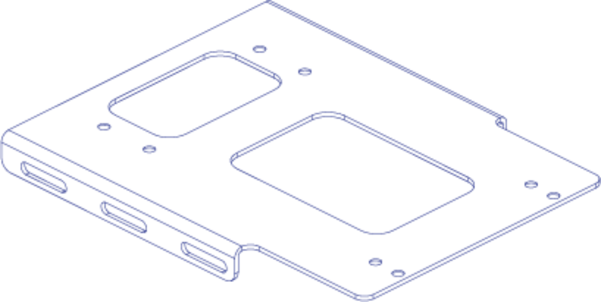 Picture of 4X4 INTERFACE PLATE, TB3 LT