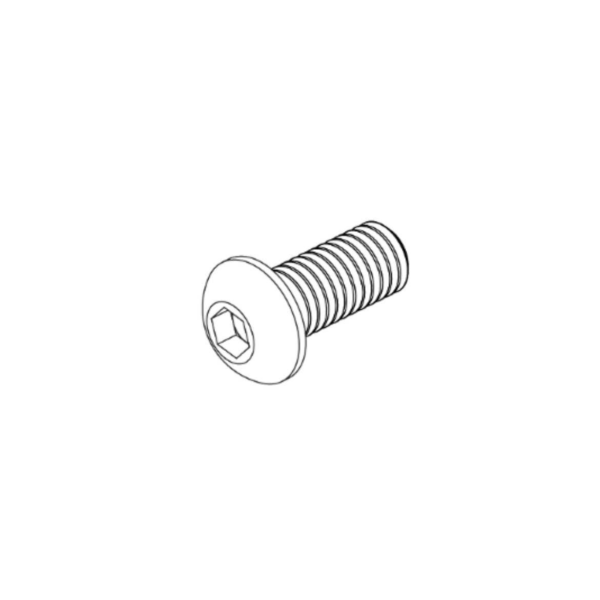 Picture of SCREW BSHCS BLACK ZINC GRADE8