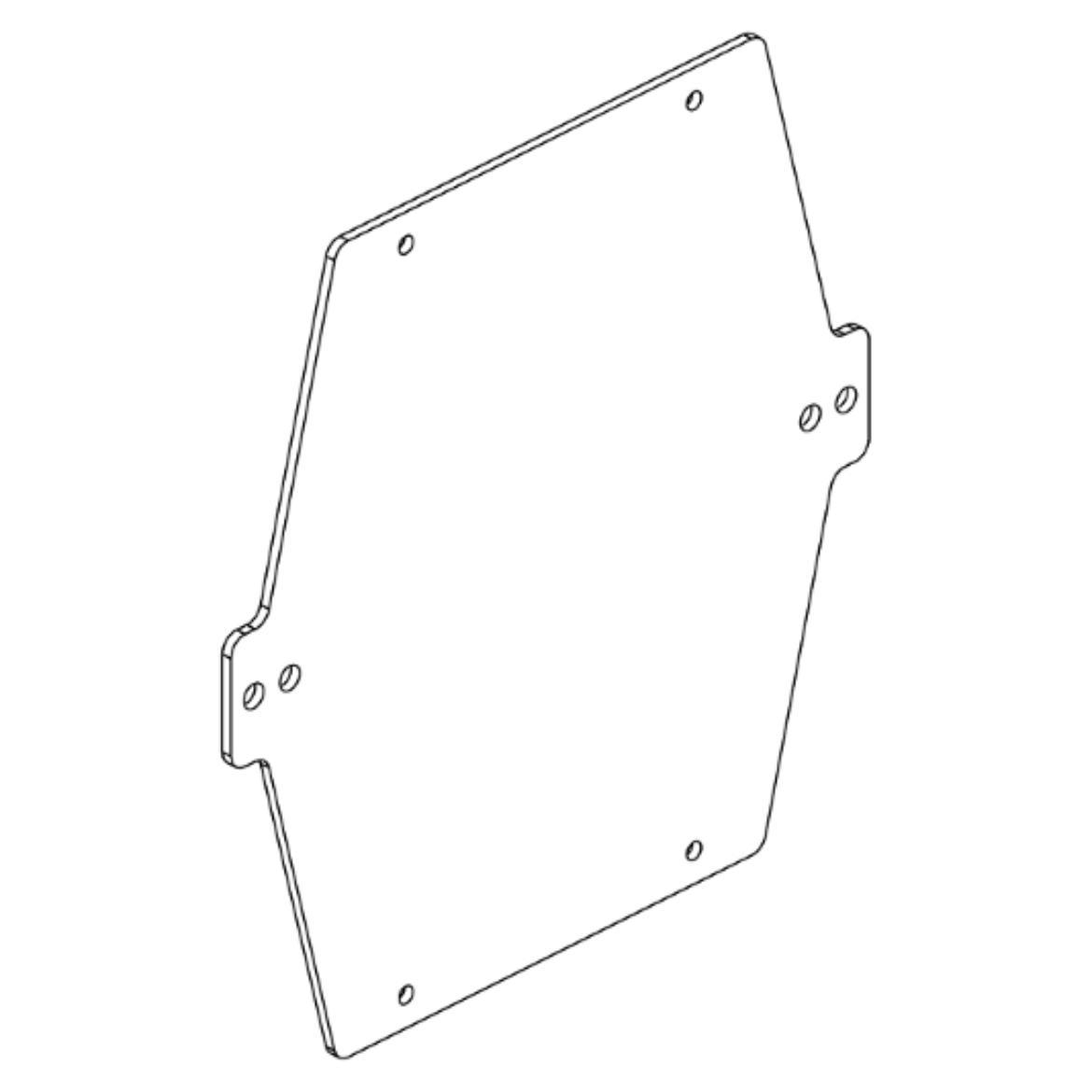 Picture of PLATE B,ELECTRONICS,STATIC BACK,TB3, WITH CANESNO BACK