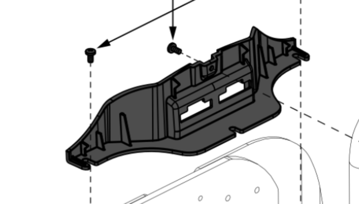 Picture of UPPER CARRIER SHROUD, FRONT, TB4 BACK