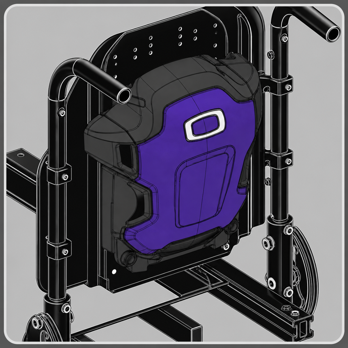 Picture of ELECTRONICS BOX MOUNTING,BACKCANE,10"-20"W