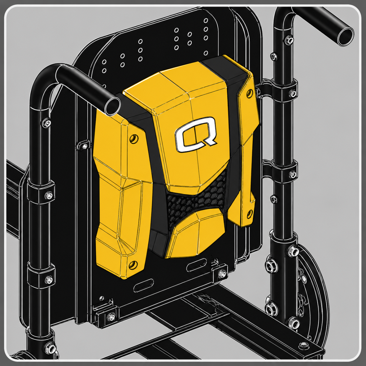 Picture of BACKBOX BACK CANE MOUNTING - 18-24W