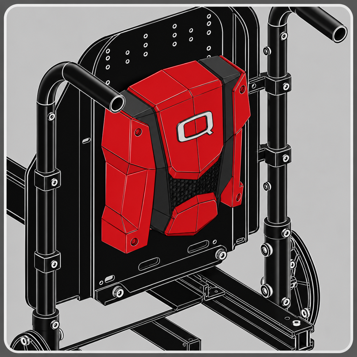 Picture of BACKBOX BACK CANE MOUNTING - 22-28W