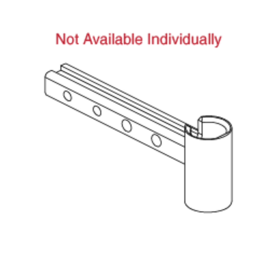 Picture of LEGREST HANGER,HD DROP-IN,RIGHTSLOTTED, OFFSET